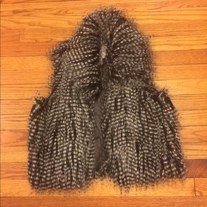 BCBGeneration Faux fur vest.